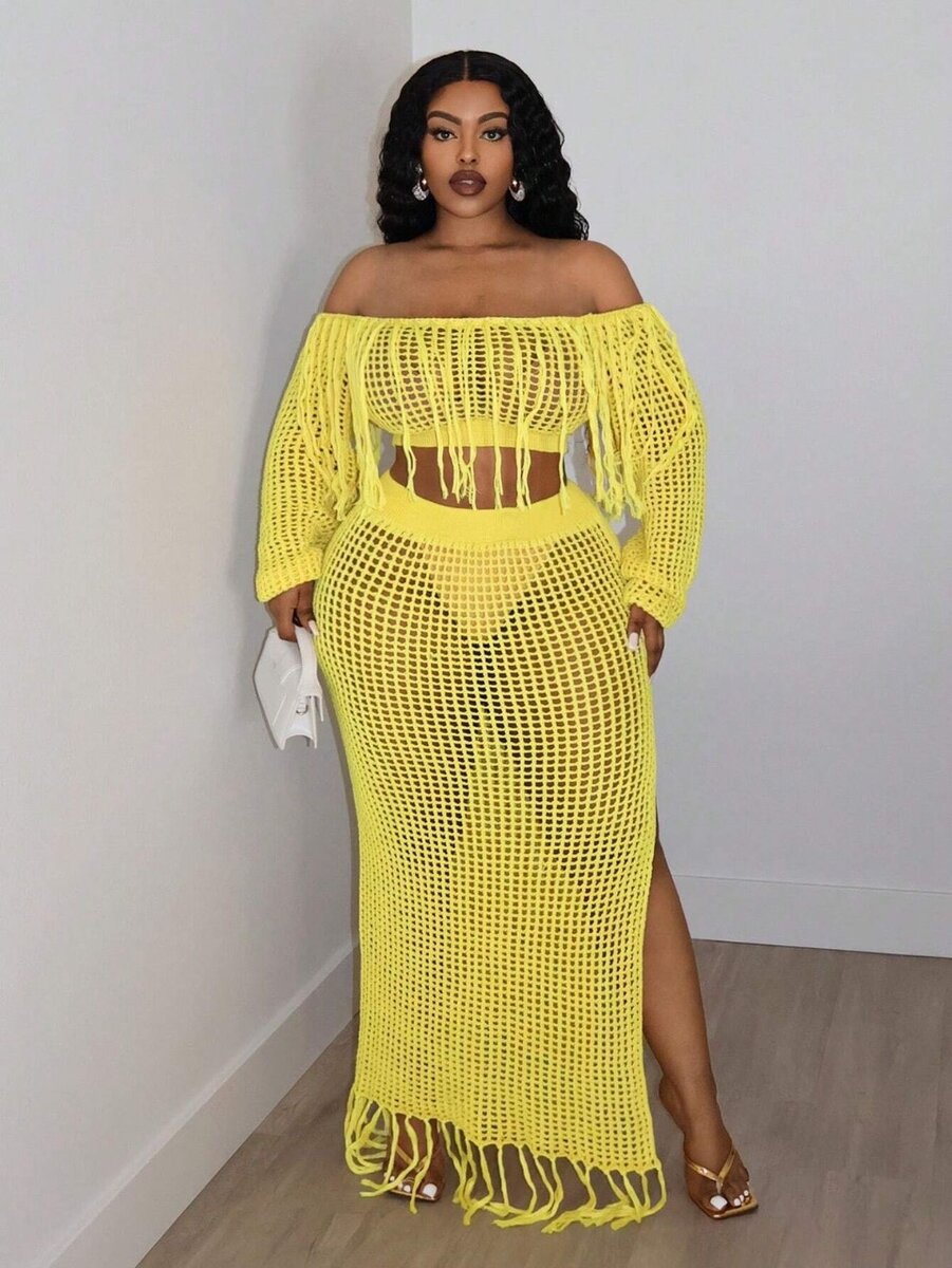 Top and skirt