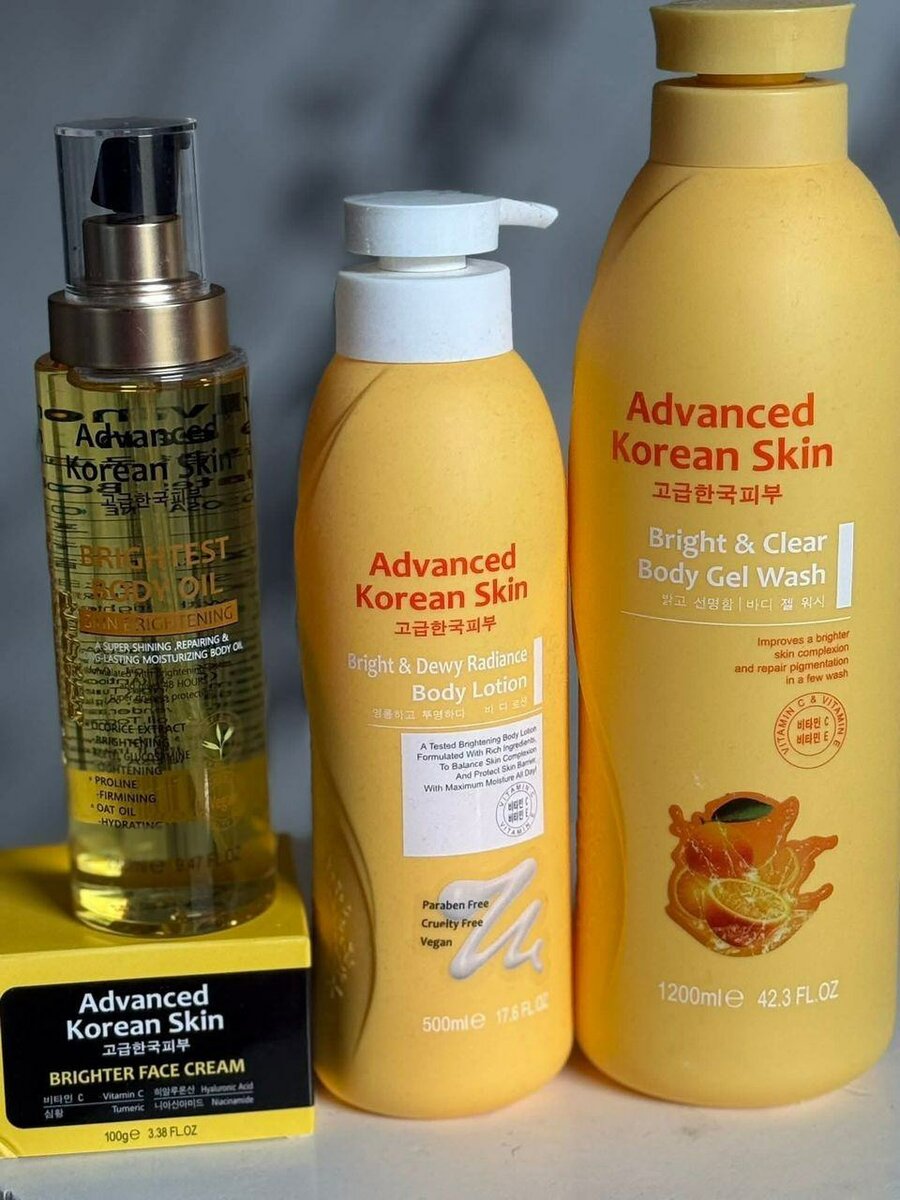 Ensemble de soins coréens avancés