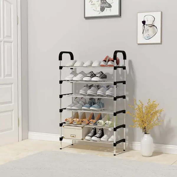Étagère de chaussures 6 niveaux