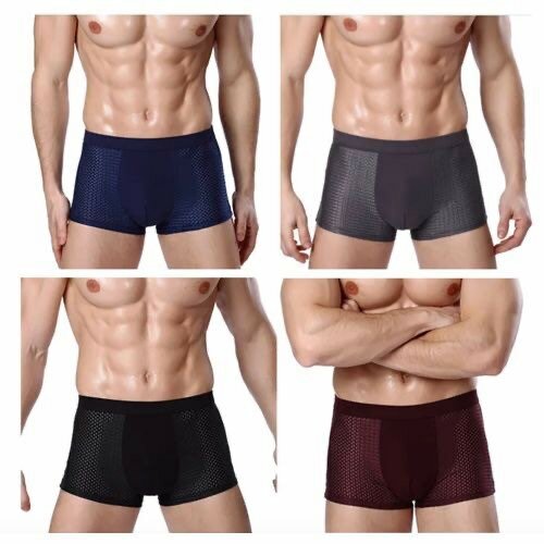 4 Boxers Homme Respirants