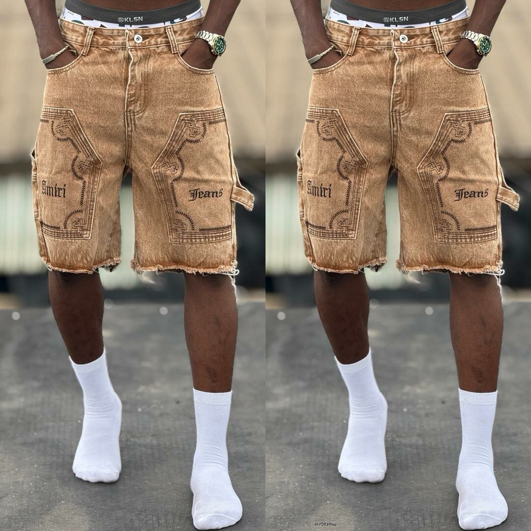 Shorts en jean décontractés homme