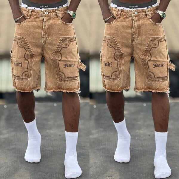 Shorts en jean décontractés homme
