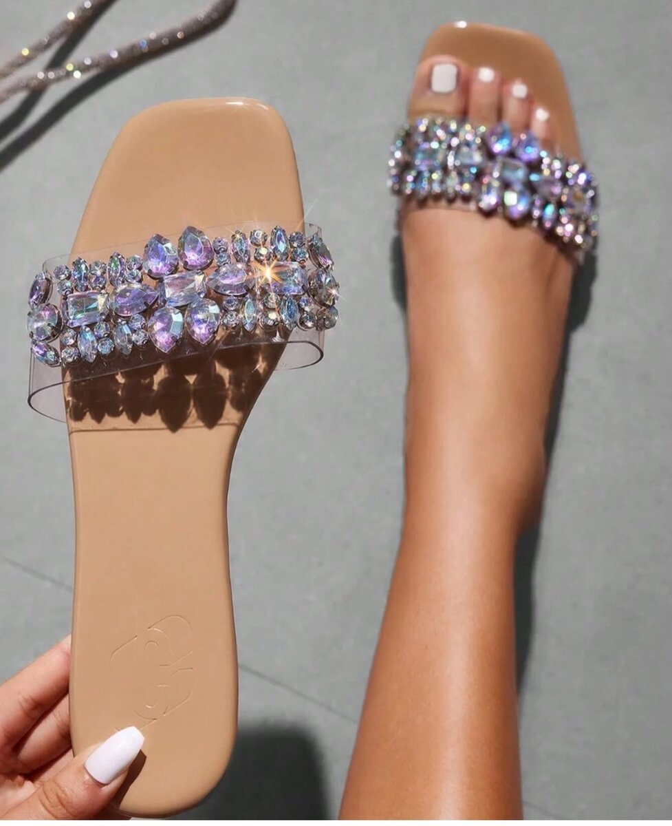 Rhinestone detail sands