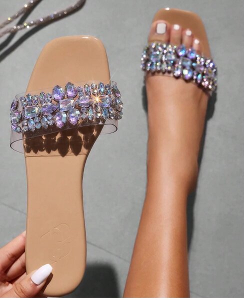 Rhinestone detail sands