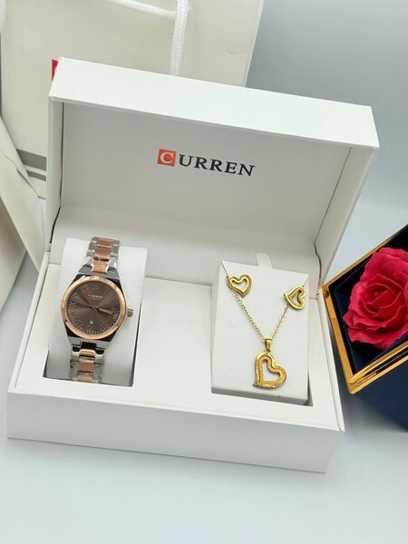 Montre et bijoux en coffret cadeau