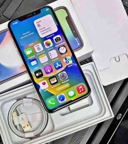 iPhone X Argent