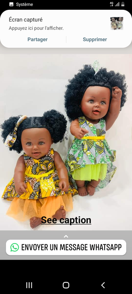 poupee africaine (black doll)
