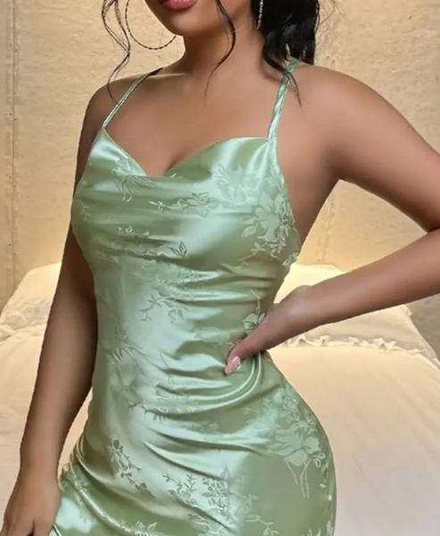 Satin dress 
