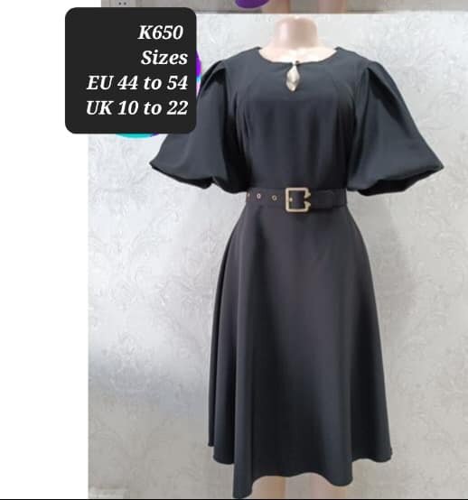 black dress