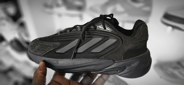 black sneakers