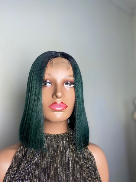 Bone straight wig