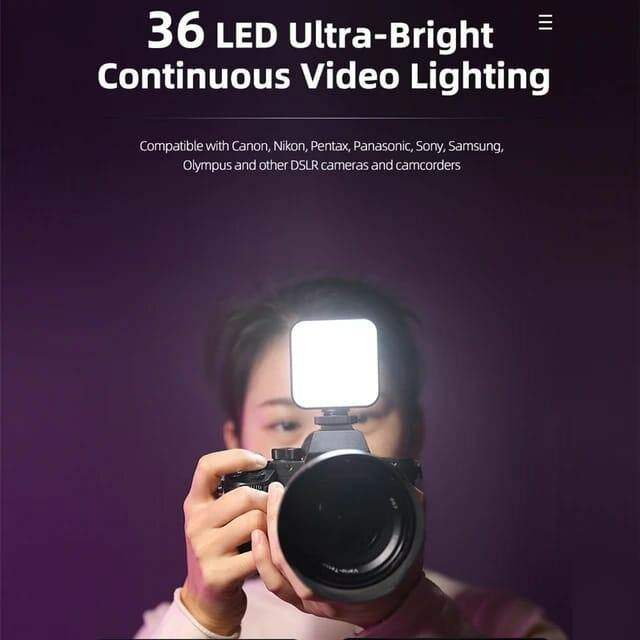 Lumière LED Cube de vidéo conférence 5600K