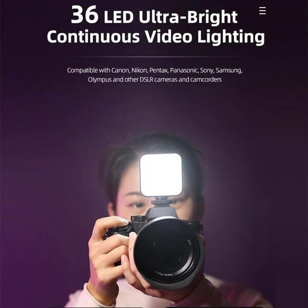Lumière LED Cube de vidéo conférence 5600K