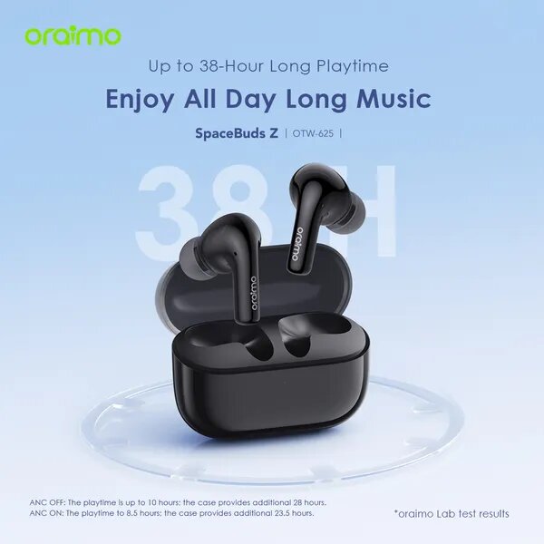 oraimo SpaceBuds Z ANC True Wireless Earphones with Spatial