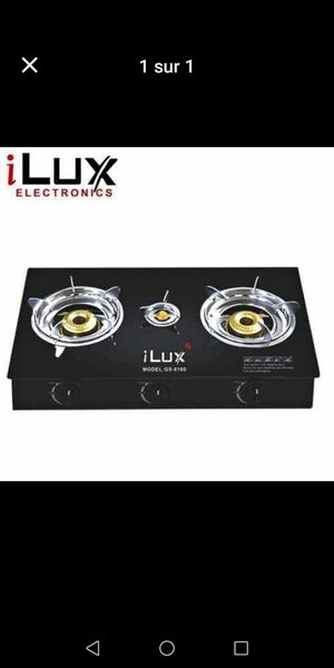 Cuisiniere Ilux vitre 3 feux