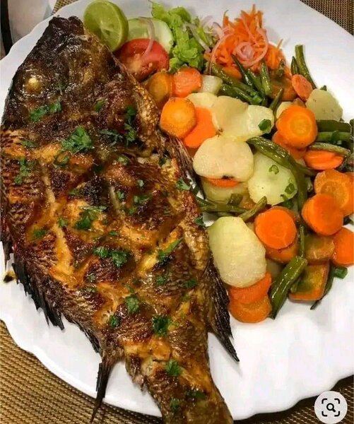Poisson braisé