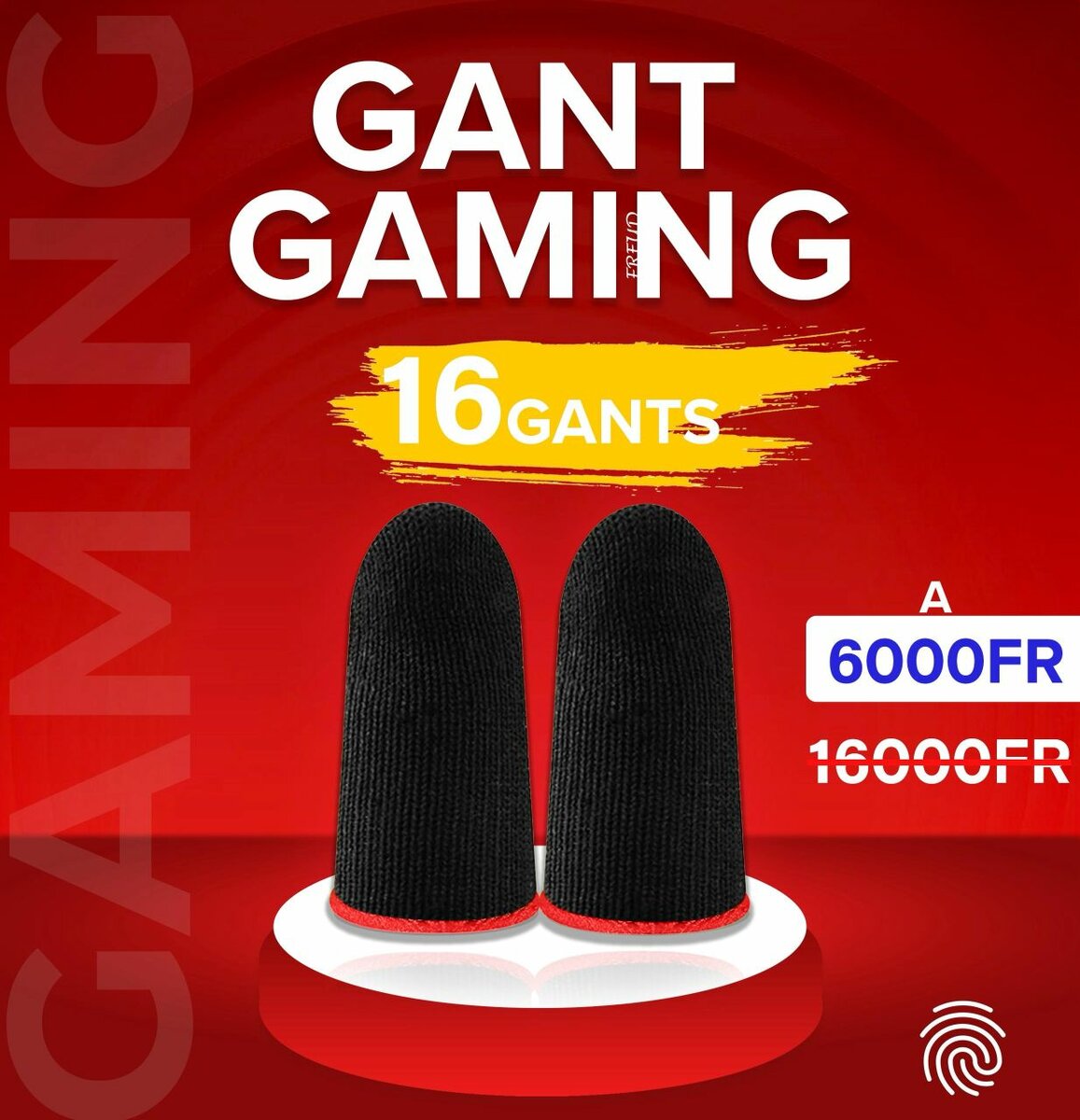 Manchon de doigt gaming