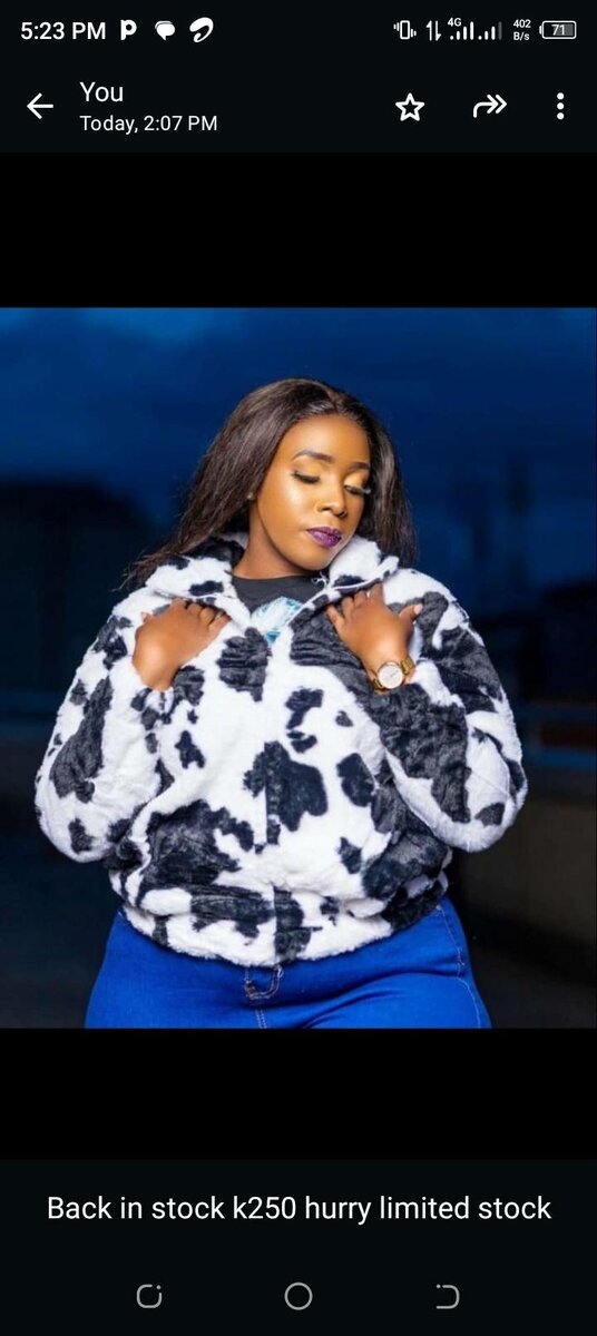 Women's warm jacket