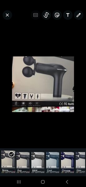 Massaging gun