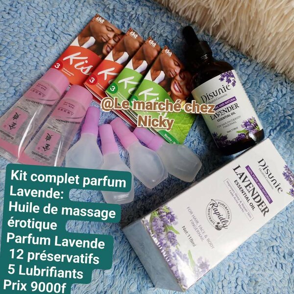 Lub+huile de massage +kiss