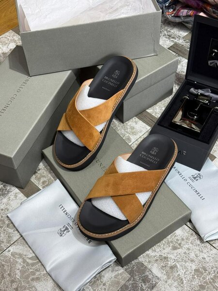 BRUNELLO CLASSIC SLIPPER