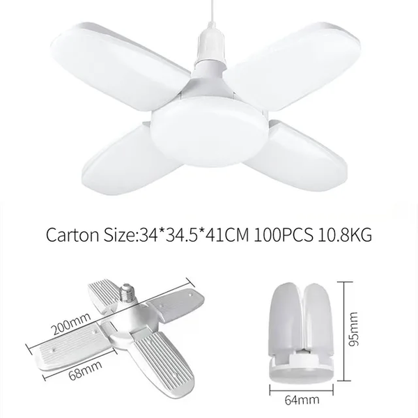 Ampoule en mode  ventilateur