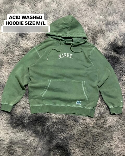 Acid washed hoodie