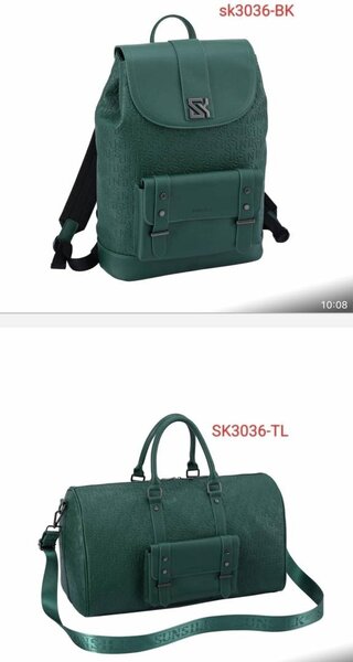Sac à dos et de voyage en cuir