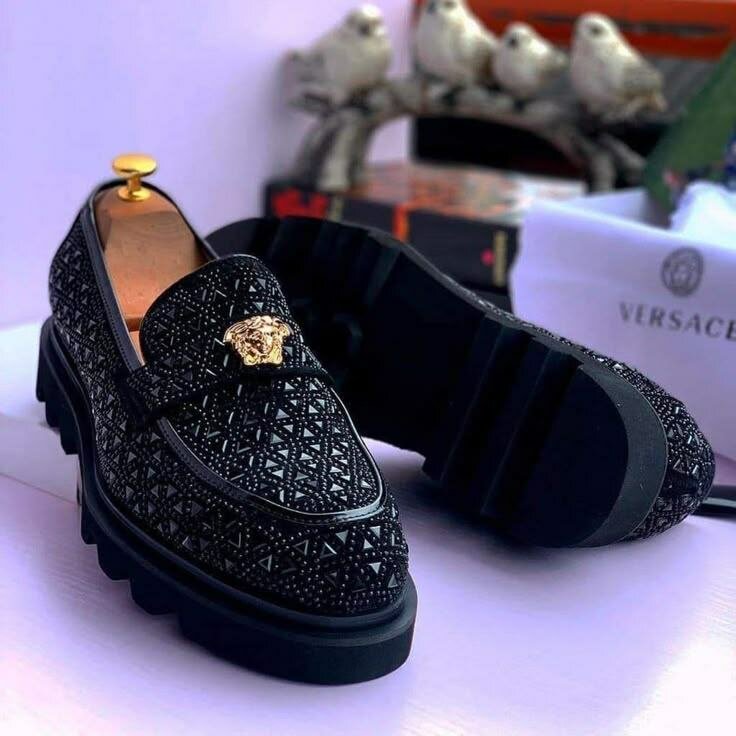Chaussures mocassins en cuir pour hommes