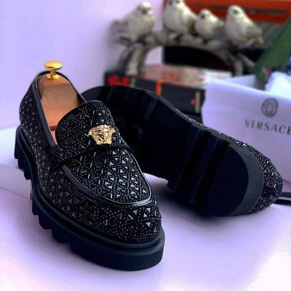 Chaussures mocassins en cuir pour hommes