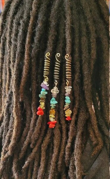 Bijoux de cheveux spirales