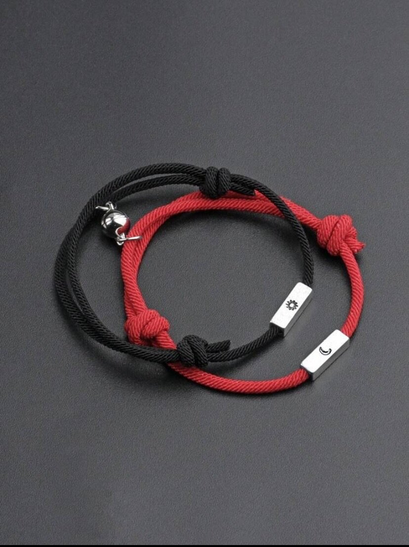 Bracelet cordon couple