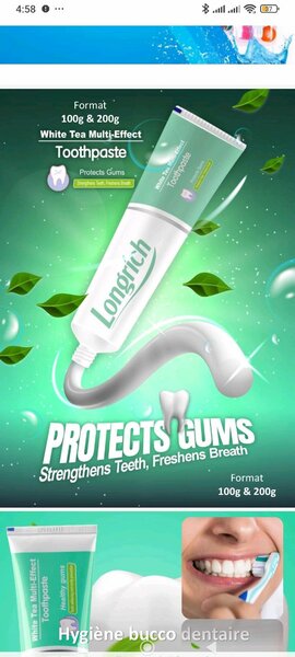 Dentifrice Protection Gencives