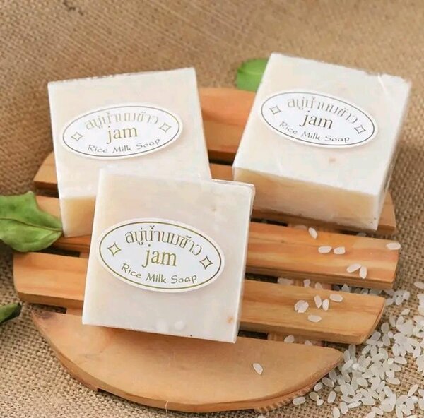 Rice milk soap