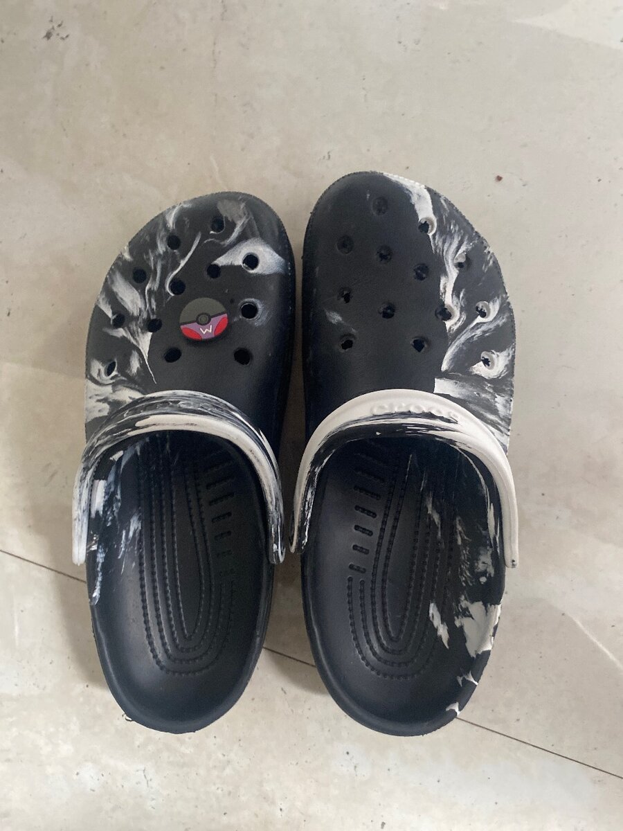 Tye-dye Crocs