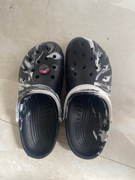 Tye-dye Crocs