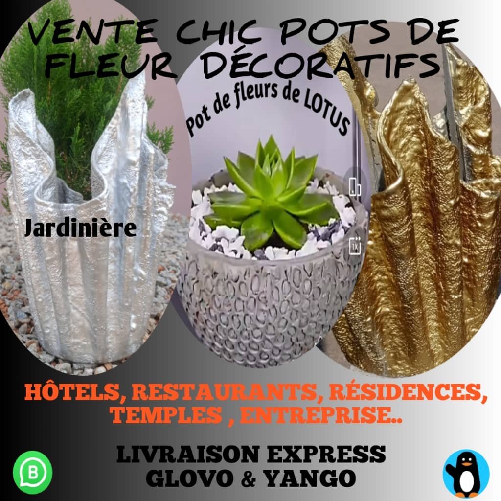Jardinière en fibroci élégante