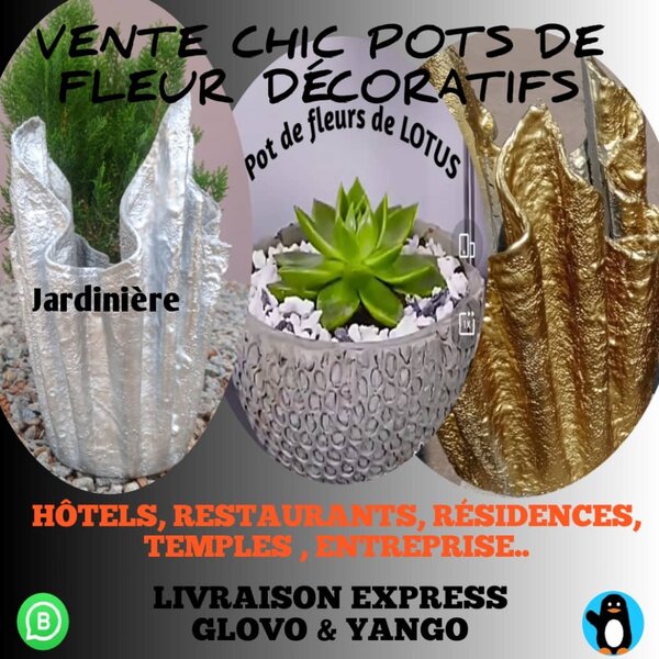 Jardinière en fibroci élégante