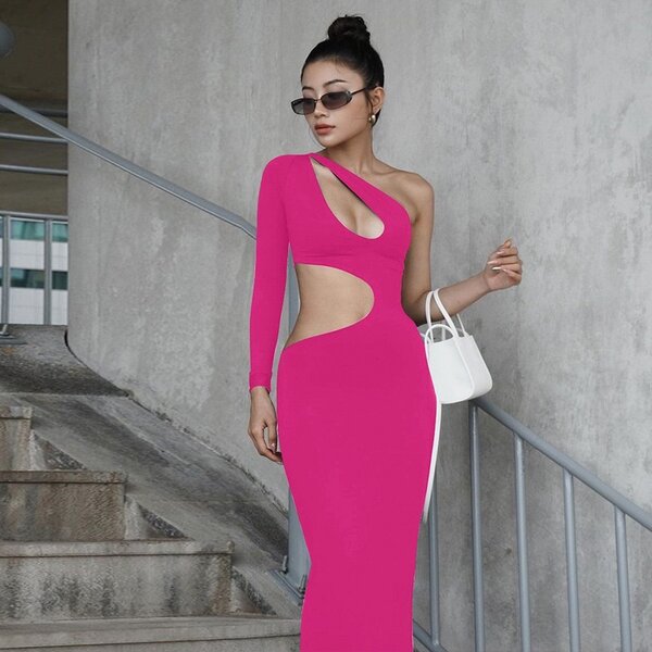 Pink thick dress