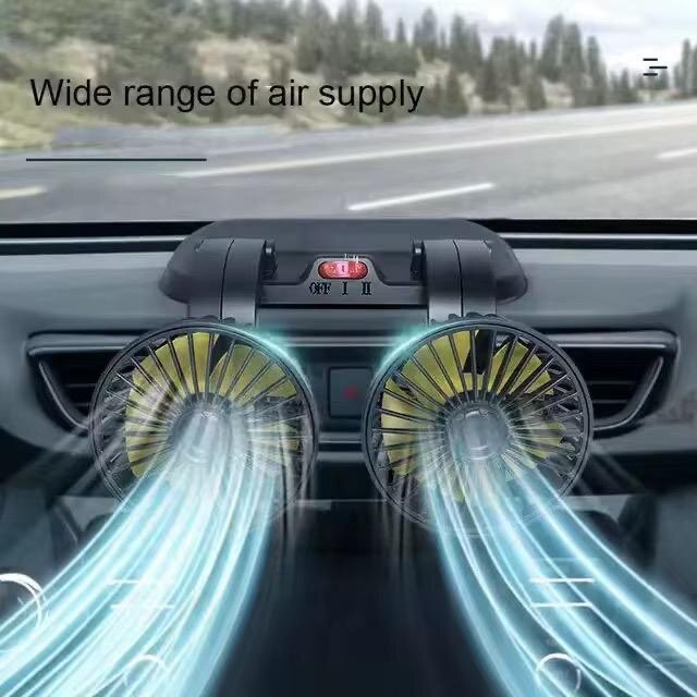 Ventilateur de voiture double