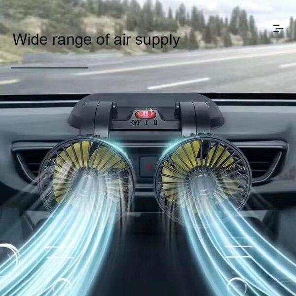Ventilateur de voiture double