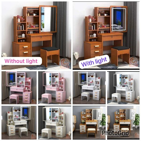 Dresser with mirror