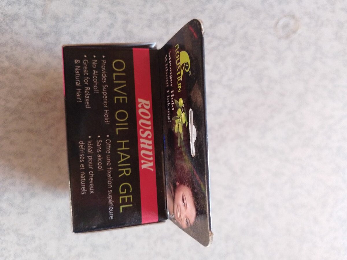 Olive oil hair gel