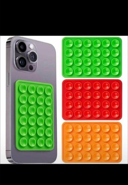 Silicon phone suction