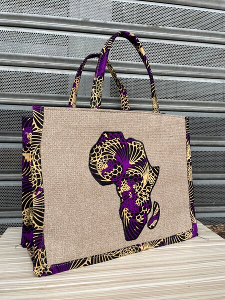 Sac cabas en toile de jute
