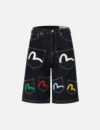 Short en jean imprimé tendance