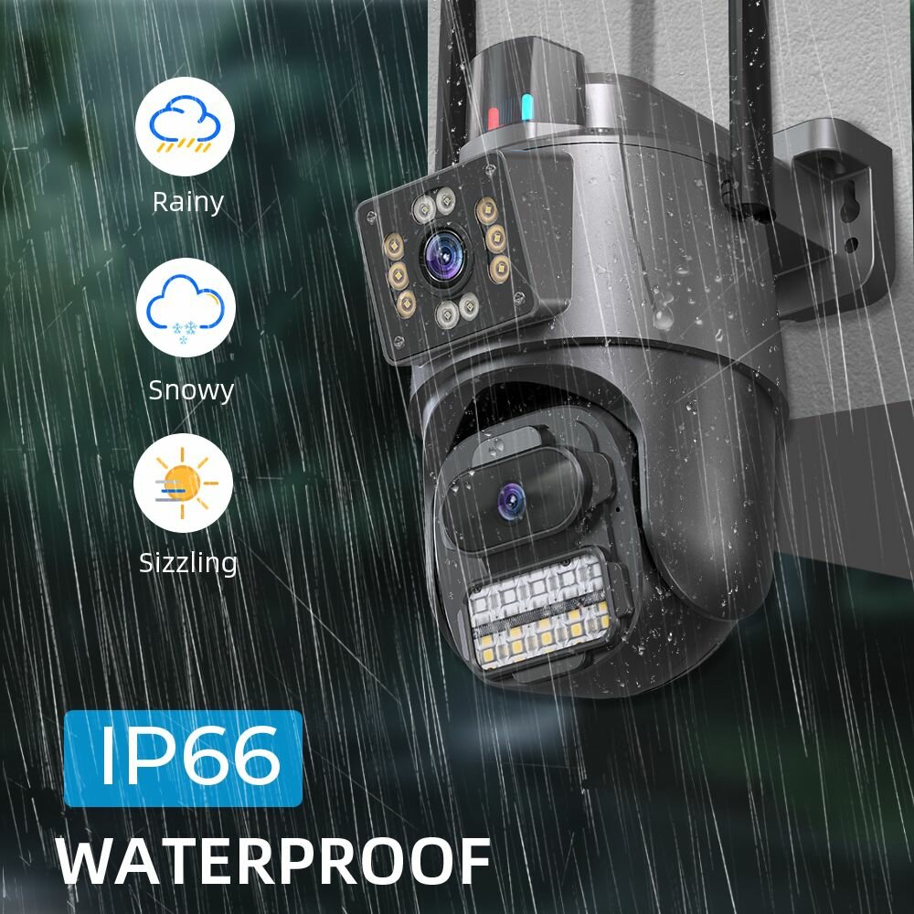 Dual Lens Ptz Wifi Camera ICSEE