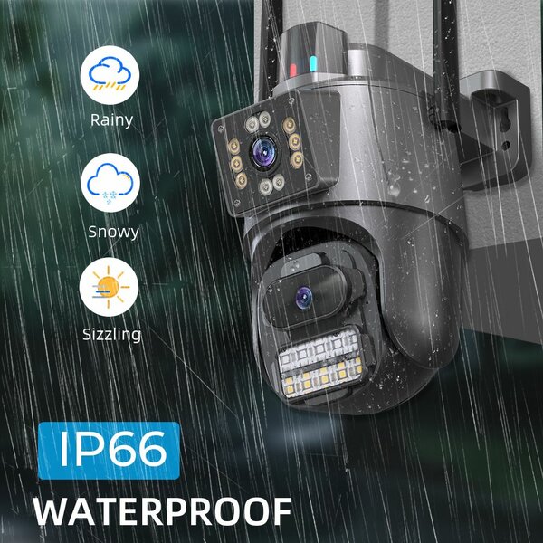 Dual Lens Ptz Wifi Camera ICSEE