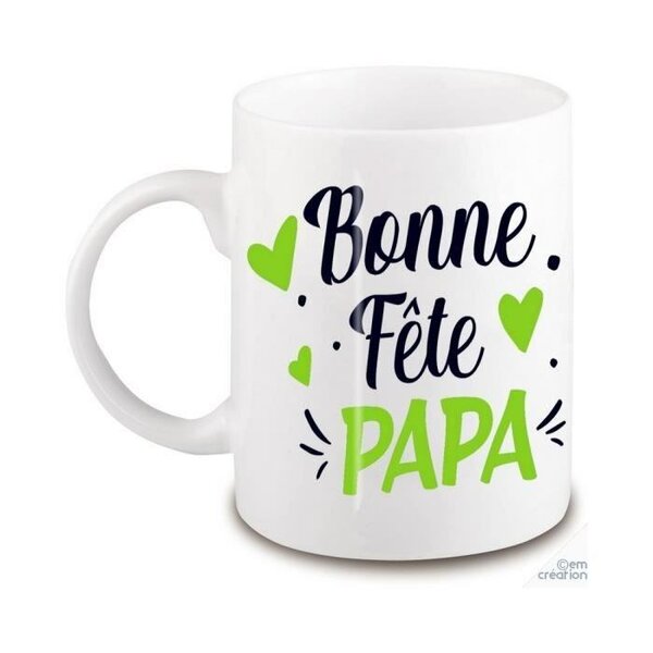 Tasse imprimé bonne fête papa
