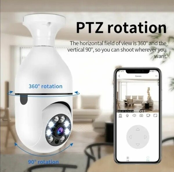 Caméra WiFi Ampoule LED